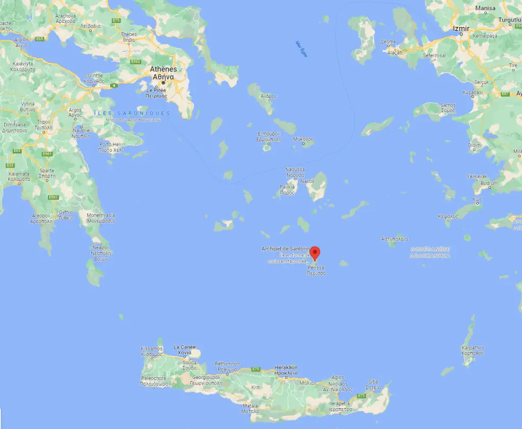 Où se trouve Santorin ? Carte de Santorin et des plages - Où se trouve Santorin ? Carte de Santorin et des plages