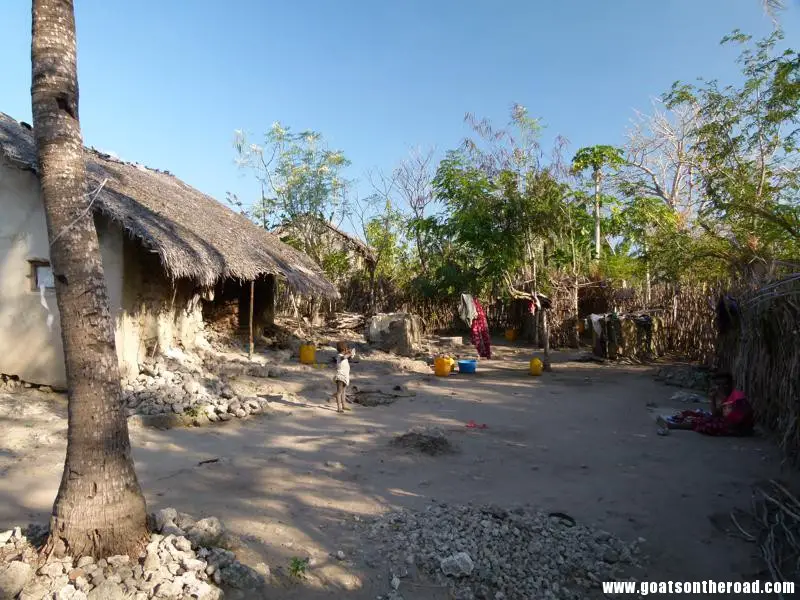 a villager's home, Ibo Island, Mozambique Île Matemo et île Rolas - Île Matemo et île Rolas