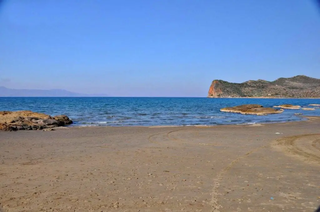 Plage de Chania Agia Marina, Crète