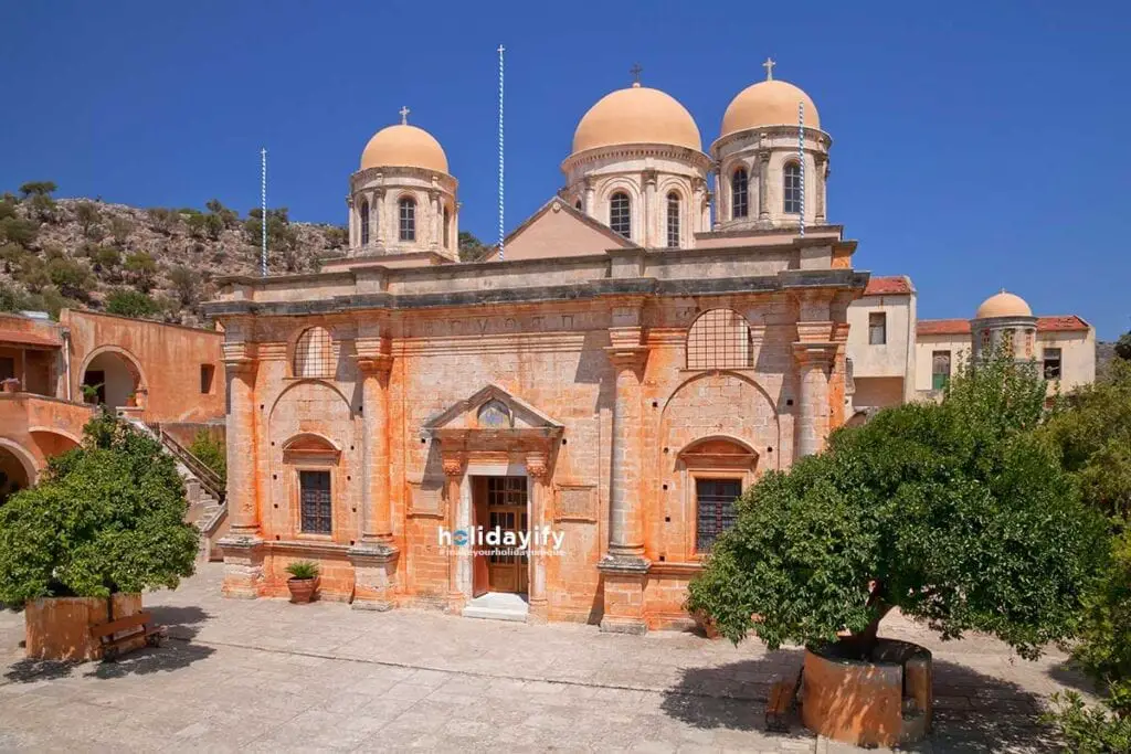 La Canée, guide de vacances dans les plus belles plages de Crète 2 Monastère d'Agia Triada, La Canée, Crète