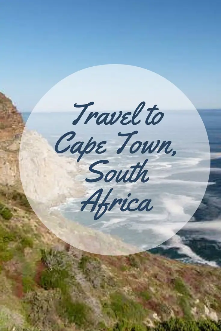 Voyage à Cape Town, Afrique du Sud