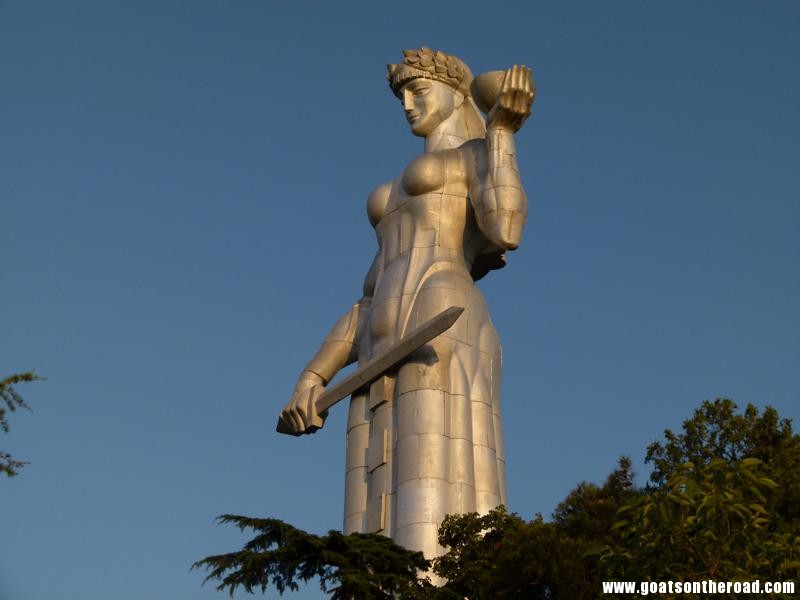 Mother of Georgia statue, Tbilisi, Georgia Tbilissi, Géorgie - Un voyage rapide à travers les pays du Caucase - Tbilissi, Géorgie - Un voyage rapide à travers les pays du Caucase