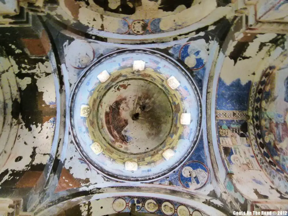 Fresques à l'intérieur de l'église de Saint Grégoire l'Illuminateur. Ani, Turquie orientale fresques turquie
