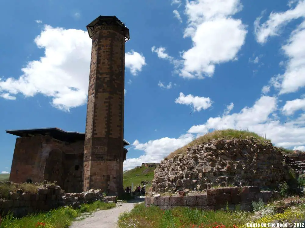 L'ancienne mosquée d'Ani, Turquie de l'Est ruines d'ani