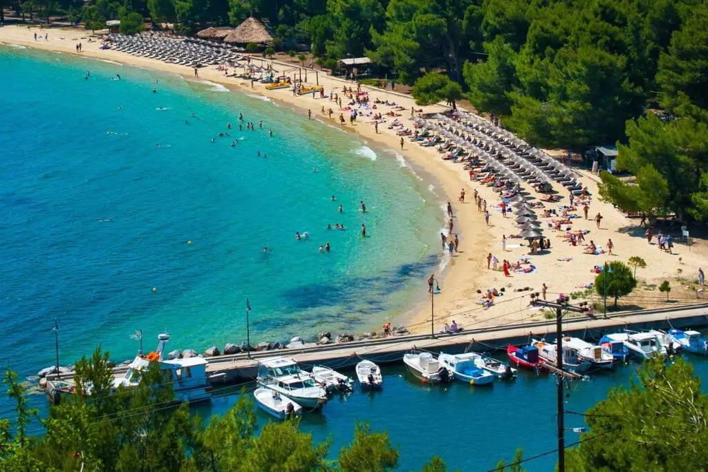 Plage de Koukounaries, Skiathos