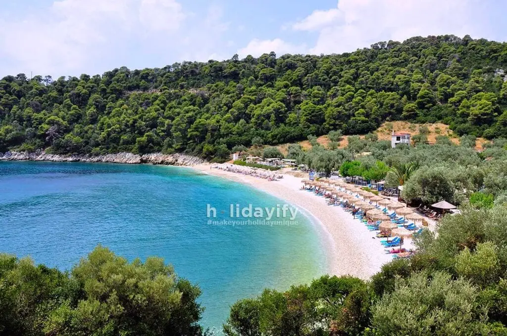 Plage de Leftis Gialos, île d'Alonissos