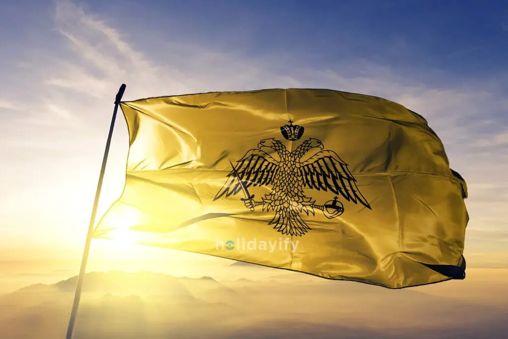 Le drapeau de l'Église orthodoxe