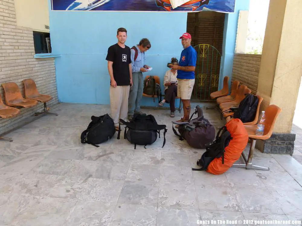 sac à dos en egypte 