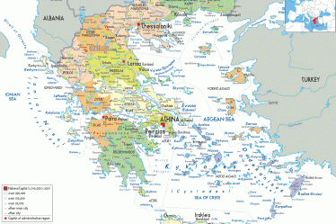Carte de la Grèce 2023, Découvrez le pays sur la carte de la Grèce - Carte de la Grèce 2023, Découvrez le pays sur la carte de la Grèce