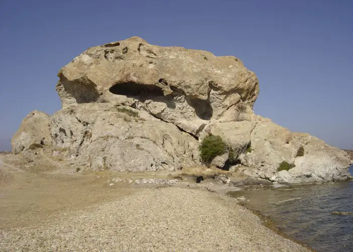 Plage de Petra à Patmos