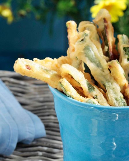 Frites de courgettes à la grecque - Frites de courgettes à la grecque