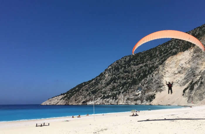5 endroits où laisser le bonheur prendre le dessus 2 Parapente en Céphalonie