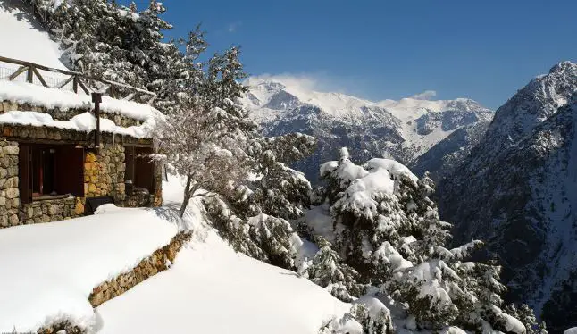 Meilleur moment pour visiter la Crète 6 neige en crete