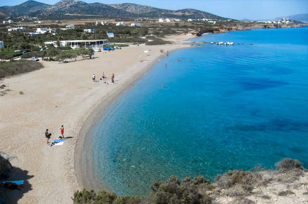 La plage de Soros à Antiparos