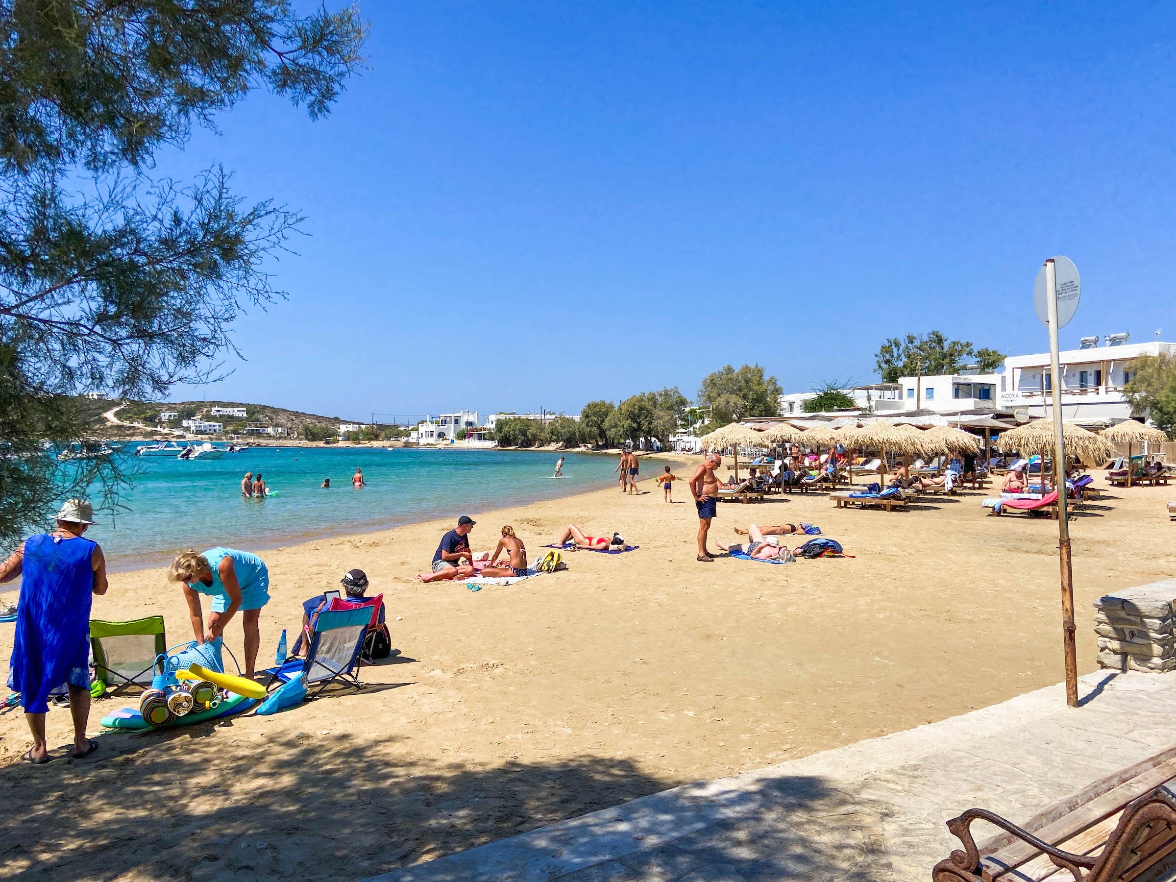 La plage d'Aliki