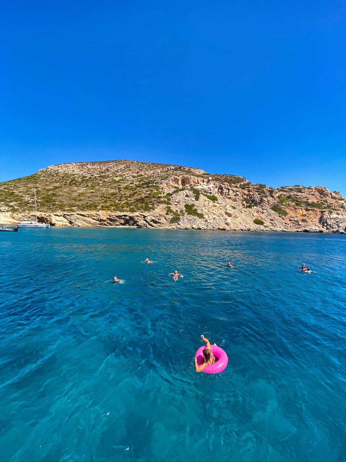 plongée en apnée à Paros