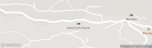 Carte de localisation de l'hôtel : Hôtel Corfu Secret