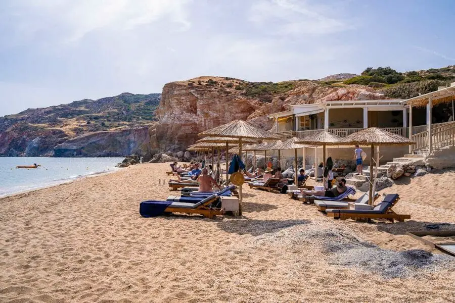 Plage de Paleochori, Milos