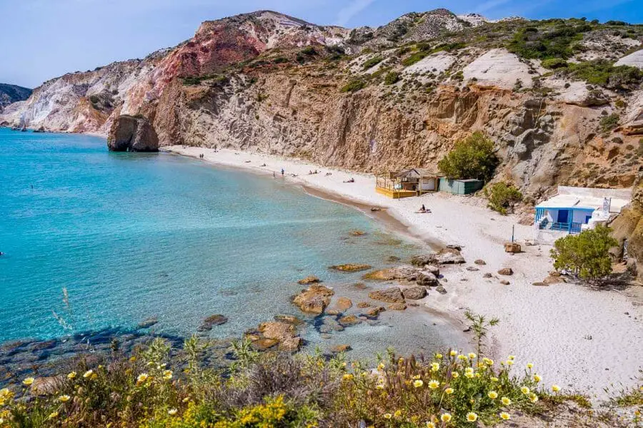 Plage de Fyriplaka, Milos