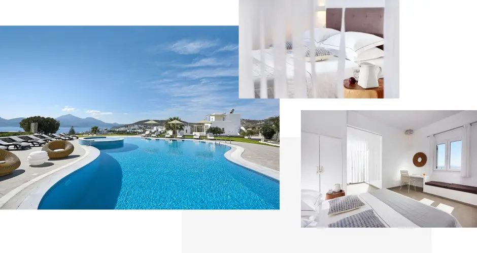 Santa Maria Luxury Suites, Adamas. Milos, Grèce. Le guide ultime des meilleurs hôtels chics de Milos, en Grèce, par Travelplusstyle.com.