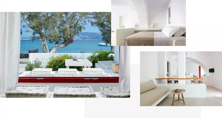 Unique Milos Suites, Pollonia, Milos, Grèce. Le guide ultime des meilleurs hôtels chics à Milos, Grèce par Travelplusstyle.com Unique Milos Suites, Pollonia, Milos, Grèce. Le guide ultime des meilleurs hôtels chics à Milos, Grèce par Travelplusstyle.com