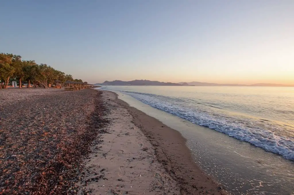 Choses à faire à Kos - Plage de Lambi