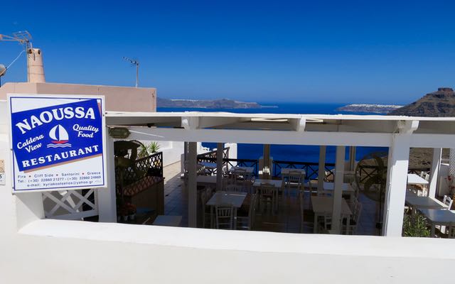Les meilleurs hôtels à Fira, Santorin 26 Restaurants grecs avec vue à Fira.