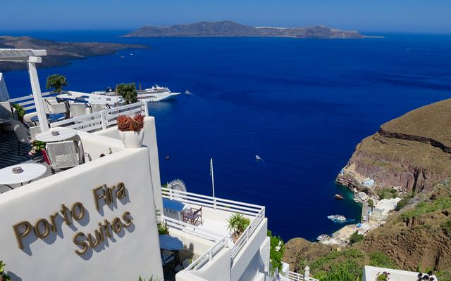 Les meilleurs hôtels à Fira, Santorin 60 Vue de Fira.