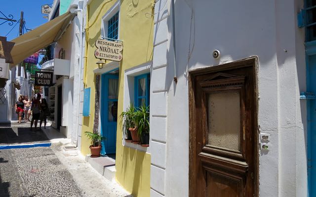 La cuisine traditionnelle de Fira.