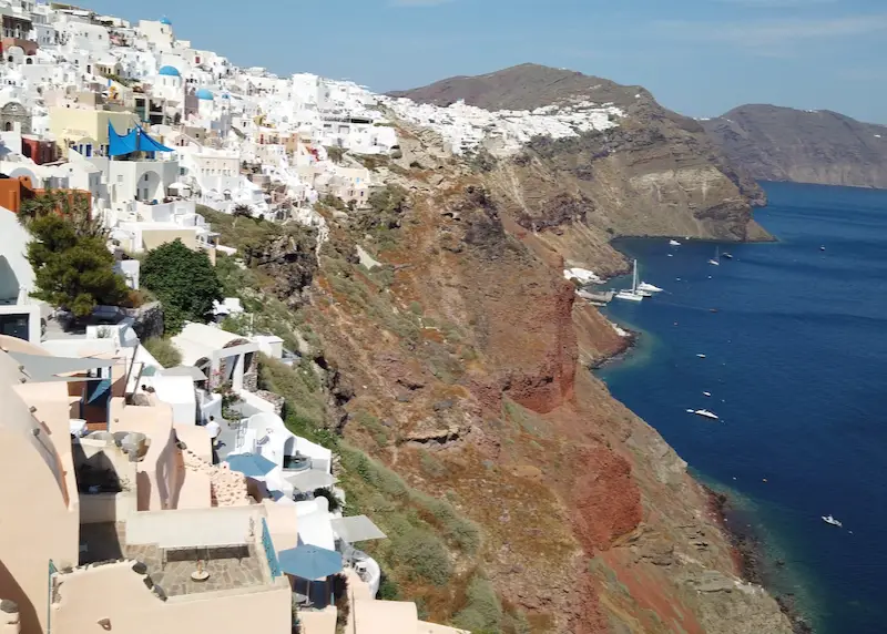 Côté caldeira d'Oia