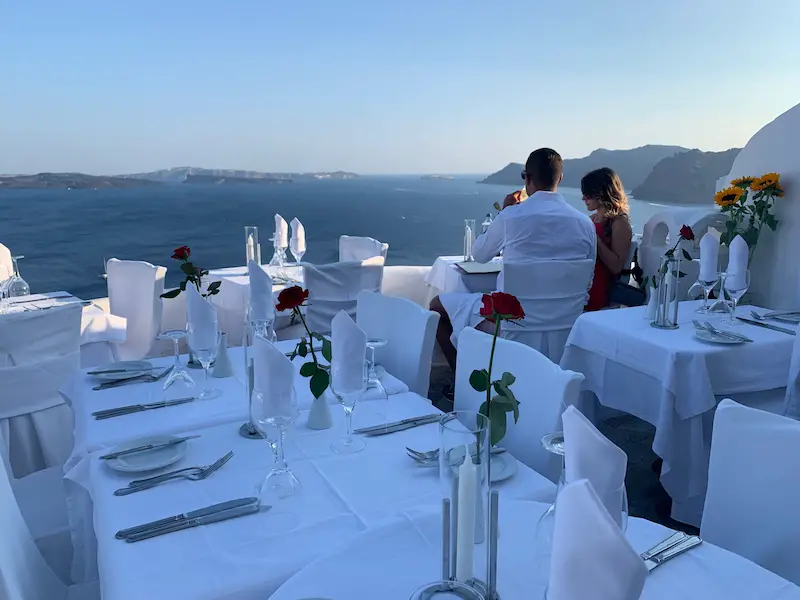 Meilleurs hôtels à Oia, Santorin 38 Restaurant Ambrosia