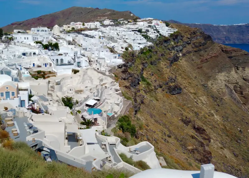 caldeira face à Oia