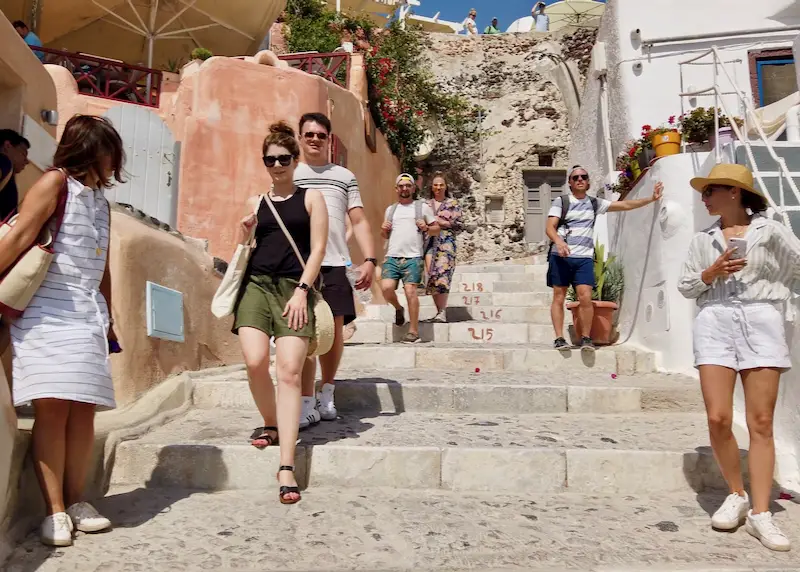 Meilleurs hôtels à Oia, Santorin 61 escalier d'ammoudi