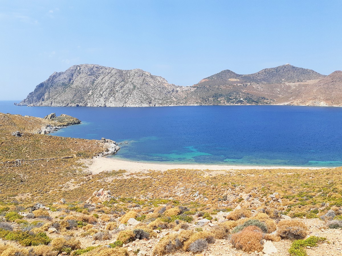 Plage de l'île de Patmos