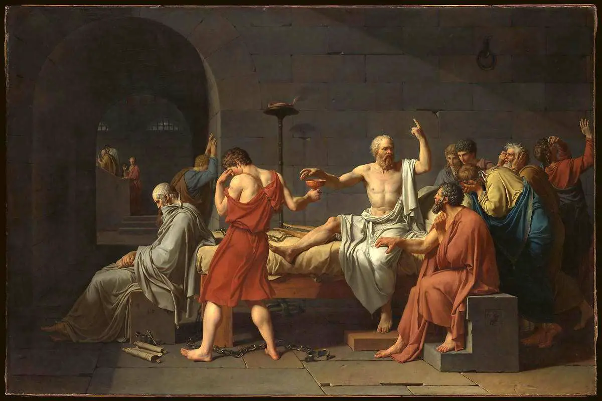 mort socrate anciens philosophes grecs
