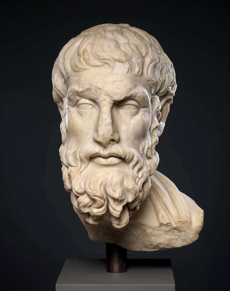 epicurus buste philosophes grecs