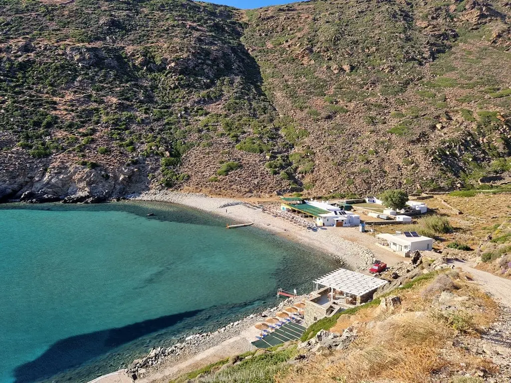 Plage de Vroulidia Sifnos