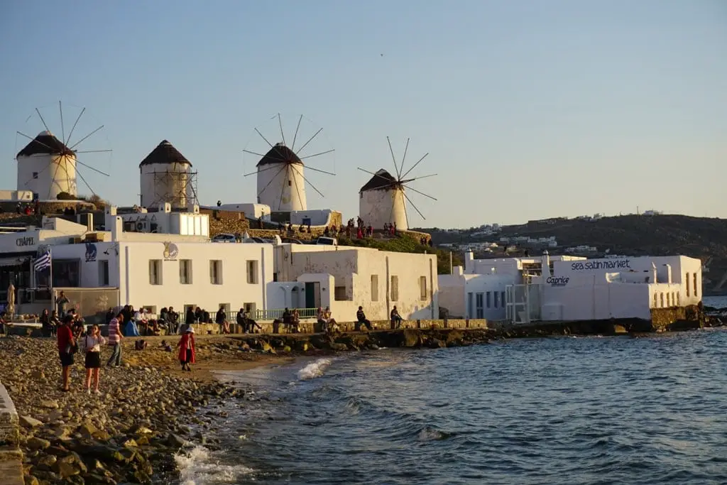 Les moulins de Mykonos - une journée à Mykonos